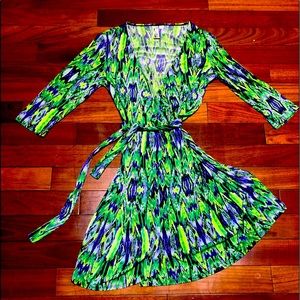 Emma & Michele wrap around Dress. Size M